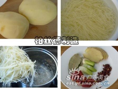 炝拌土豆丝的做法